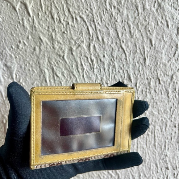 🛑SOLD🛑GUCCI canvas and leather bifold card holder/wallet - Picture 2 of 5